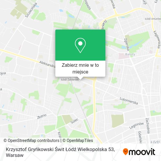 Mapa Krzysztof Gryńkowski Świt Łódź Wielkopolska 53