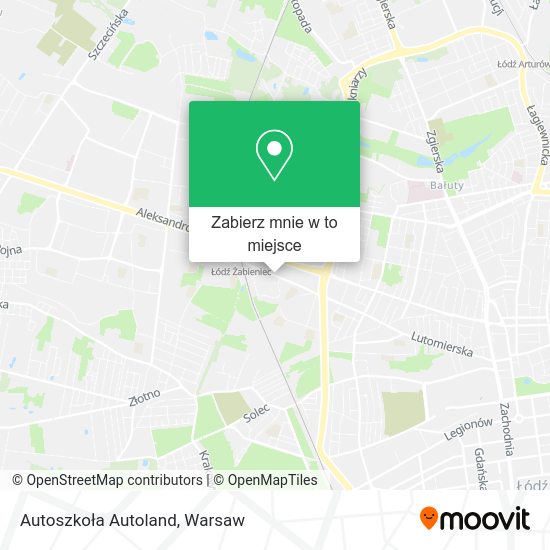 Mapa Autoszkoła Autoland