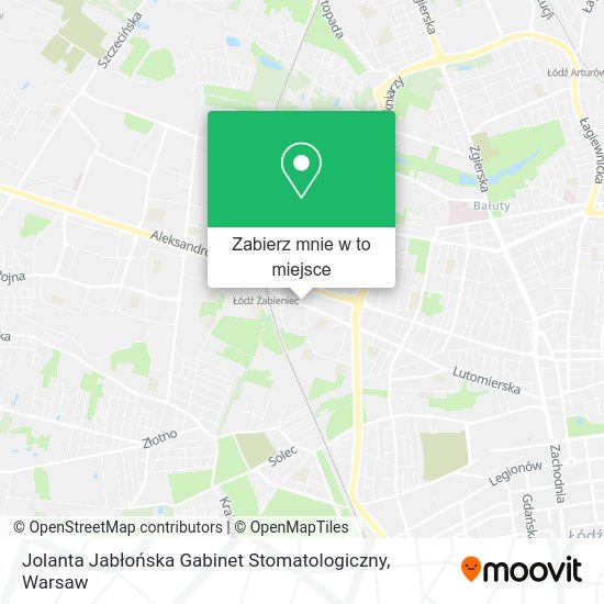 Mapa Jolanta Jabłońska Gabinet Stomatologiczny