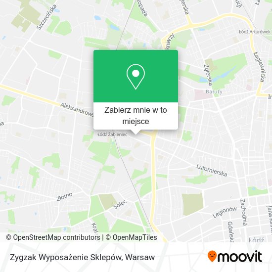 Mapa Zygzak Wyposażenie Sklepów