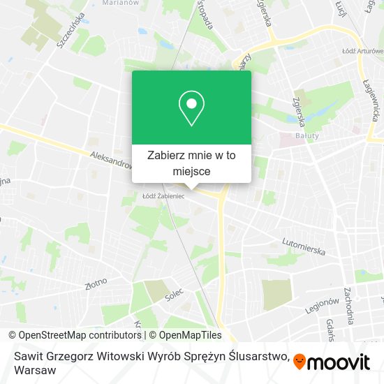 Mapa Sawit Grzegorz Witowski Wyrób Sprężyn Ślusarstwo