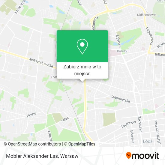 Mapa Mobler Aleksander Las