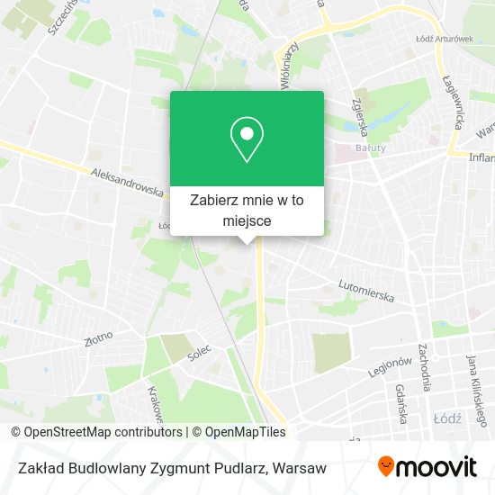 Mapa Zakład Budlowlany Zygmunt Pudlarz