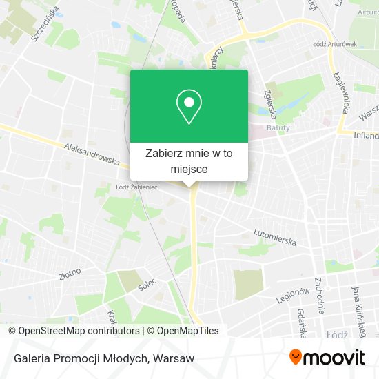 Mapa Galeria Promocji Młodych