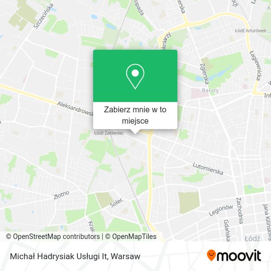 Mapa Michał Hadrysiak Usługi It