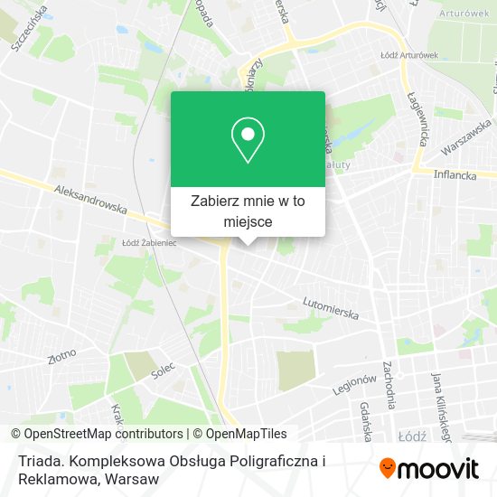 Mapa Triada. Kompleksowa Obsługa Poligraficzna i Reklamowa