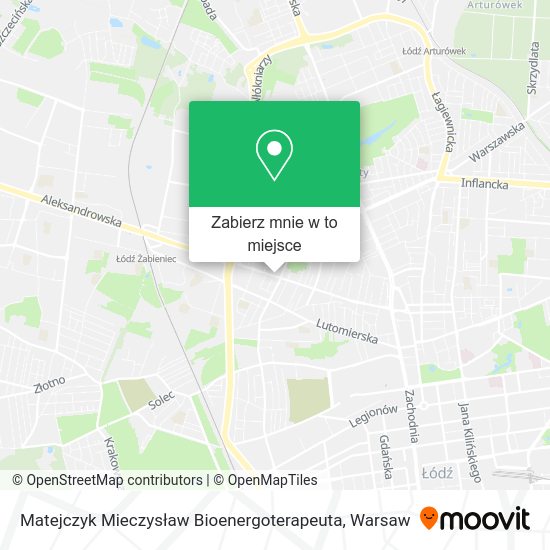 Mapa Matejczyk Mieczysław Bioenergoterapeuta