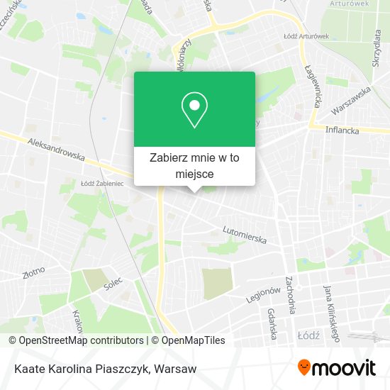 Mapa Kaate Karolina Piaszczyk