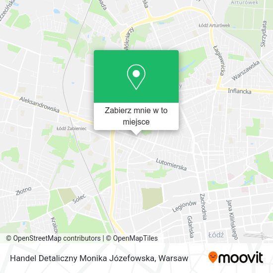 Mapa Handel Detaliczny Monika Józefowska