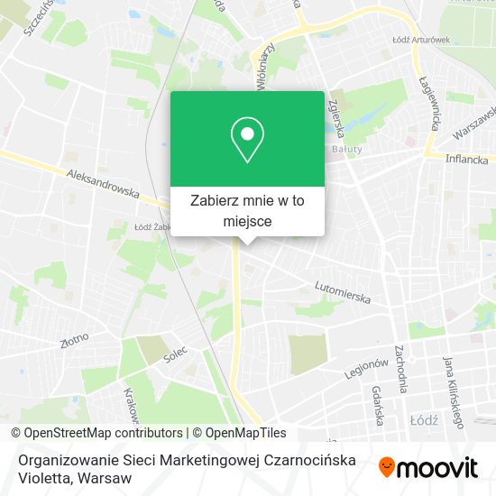 Mapa Organizowanie Sieci Marketingowej Czarnocińska Violetta