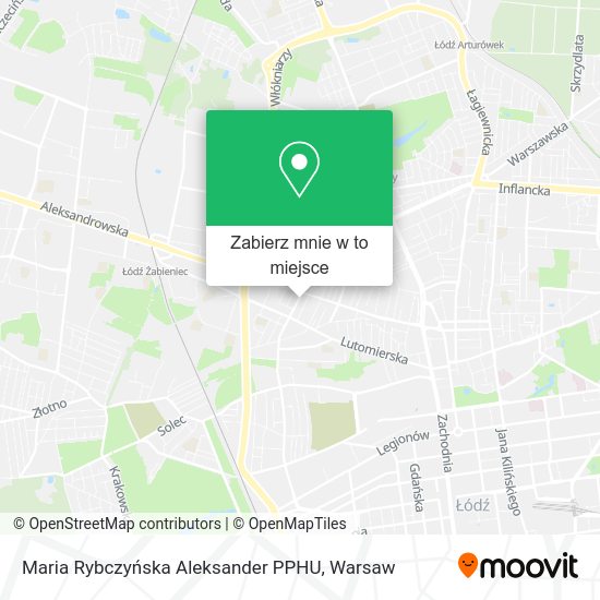 Mapa Maria Rybczyńska Aleksander PPHU