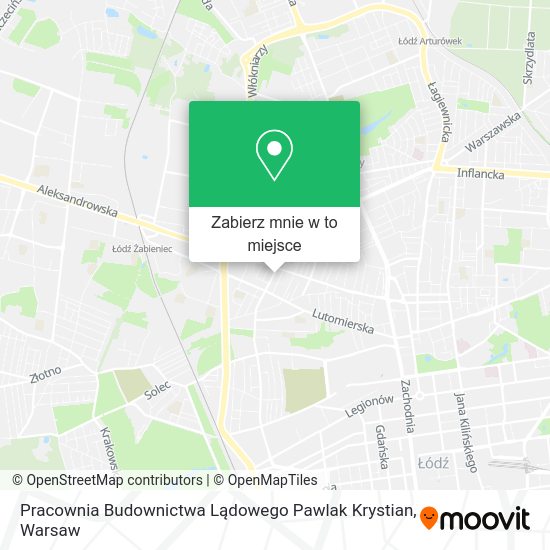 Mapa Pracownia Budownictwa Lądowego Pawlak Krystian