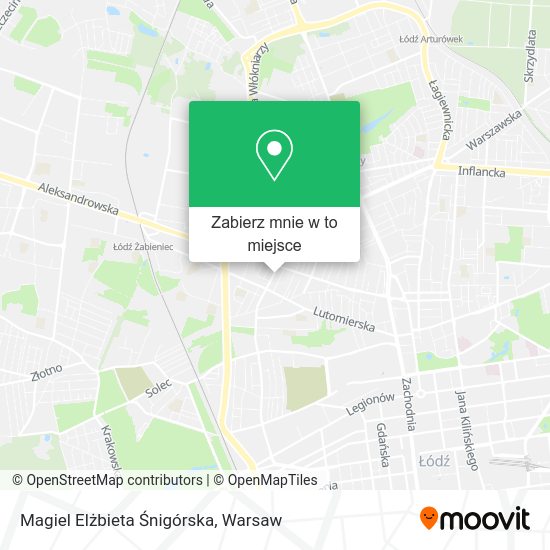 Mapa Magiel Elżbieta Śnigórska