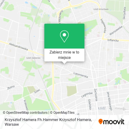 Mapa Krzysztof Hamera Fh.Hammer Krzysztof Hamera