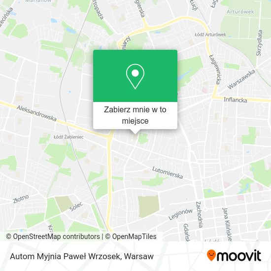 Mapa Autom Myjnia Paweł Wrzosek