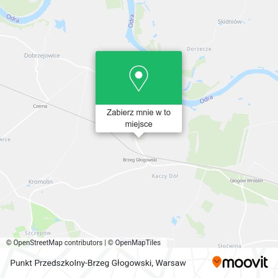 Mapa Punkt Przedszkolny-Brzeg Głogowski