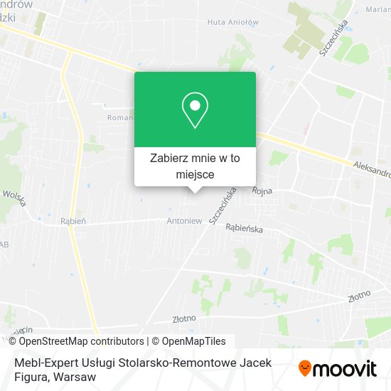 Mapa Mebl-Expert Usługi Stolarsko-Remontowe Jacek Figura