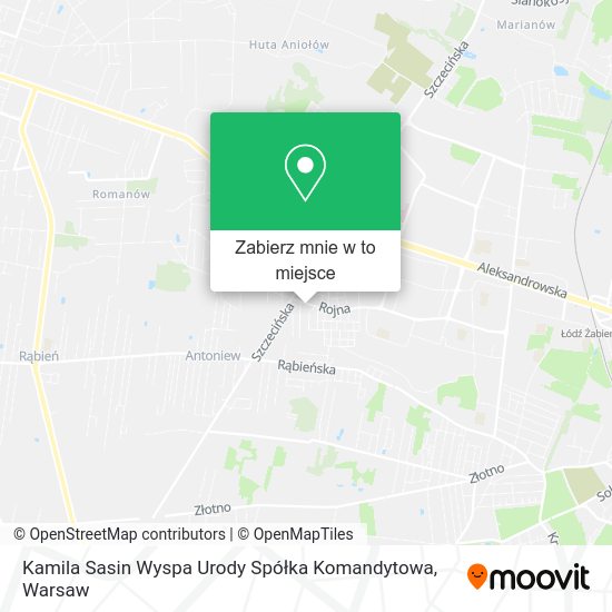 Mapa Kamila Sasin Wyspa Urody Spółka Komandytowa