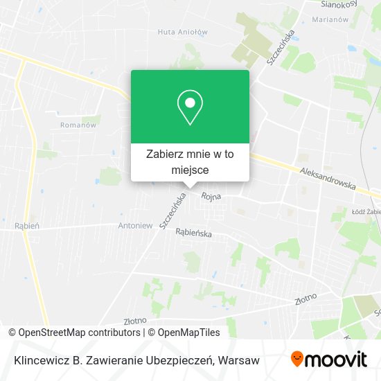 Mapa Klincewicz B. Zawieranie Ubezpieczeń