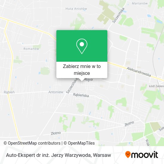 Mapa Auto-Ekspert dr inż. Jerzy Warzywoda