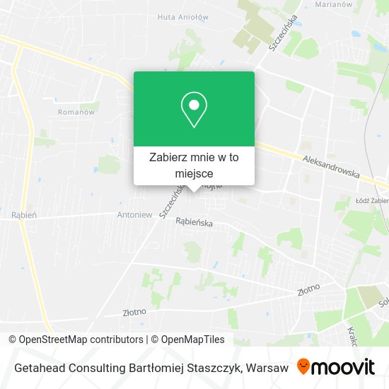 Mapa Getahead Consulting Bartłomiej Staszczyk