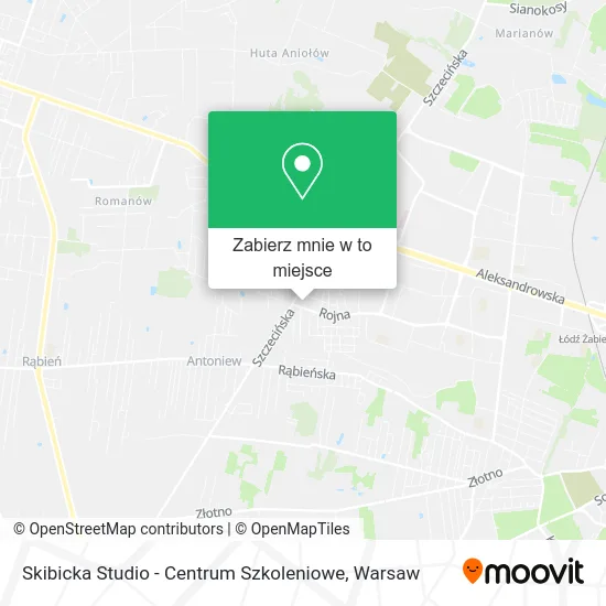 Mapa Skibicka Studio - Centrum Szkoleniowe