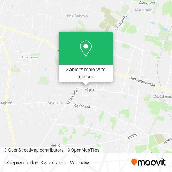 Mapa Stępień Rafał. Kwiaciarnia