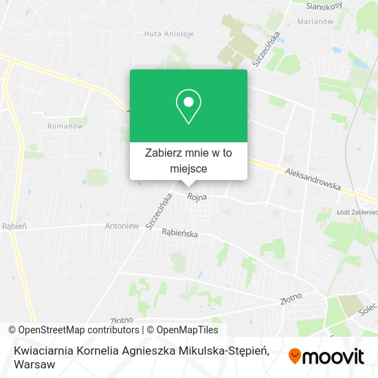 Mapa Kwiaciarnia Kornelia Agnieszka Mikulska-Stępień