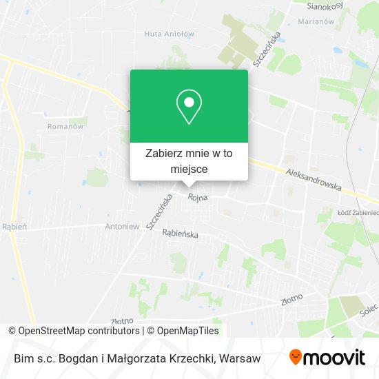 Mapa Bim s.c. Bogdan i Małgorzata Krzechki