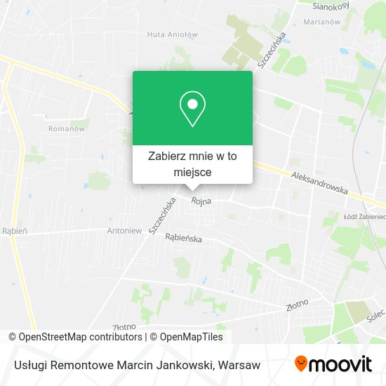 Mapa Usługi Remontowe Marcin Jankowski