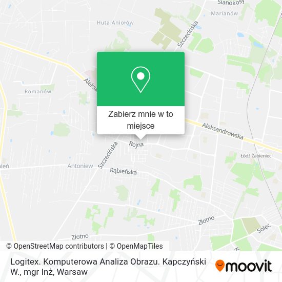 Mapa Logitex. Komputerowa Analiza Obrazu. Kapczyński W., mgr Inż