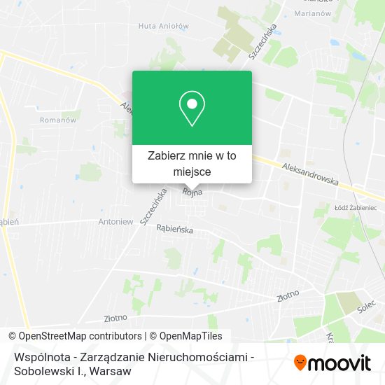 Mapa Wspólnota - Zarządzanie Nieruchomościami - Sobolewski I.