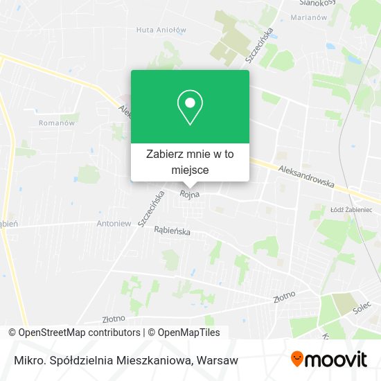 Mapa Mikro. Spółdzielnia Mieszkaniowa