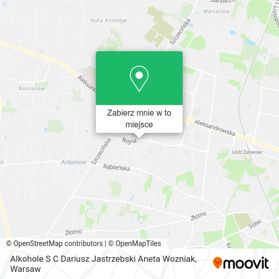 Mapa Alkohole S C Dariusz Jastrzebski Aneta Wozniak