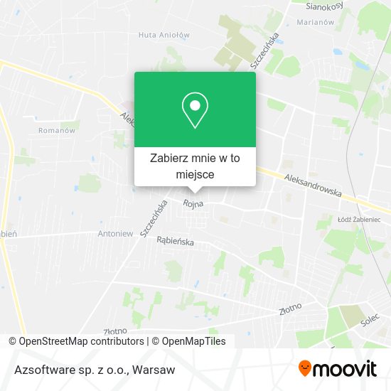 Mapa Azsoftware sp. z o.o.
