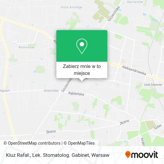 Mapa Kluz Rafał., Lek. Stomatolog. Gabinet