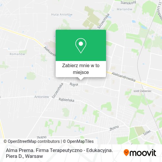 Mapa Alma Prema. Firma Terapeutyczno - Edukacyjna. Piera D.