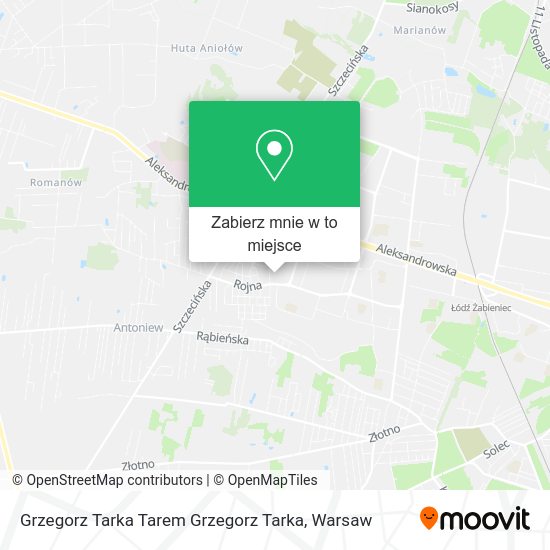 Mapa Grzegorz Tarka Tarem Grzegorz Tarka