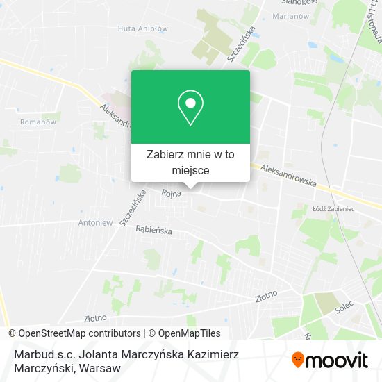 Mapa Marbud s.c. Jolanta Marczyńska Kazimierz Marczyński