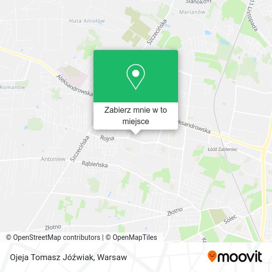 Mapa Ojeja Tomasz Jóźwiak