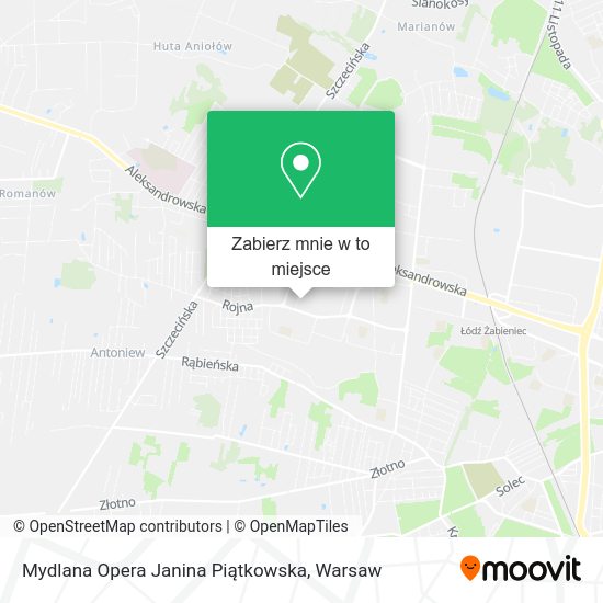 Mapa Mydlana Opera Janina Piątkowska