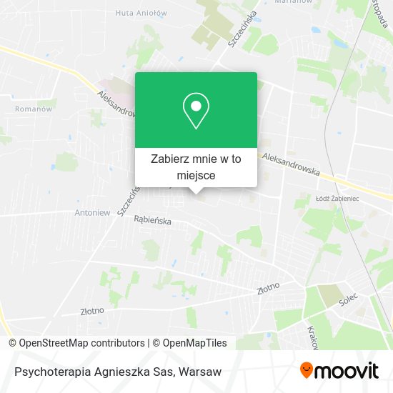 Mapa Psychoterapia Agnieszka Sas