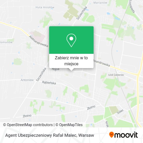 Mapa Agent Ubezpieczeniowy Rafał Malec