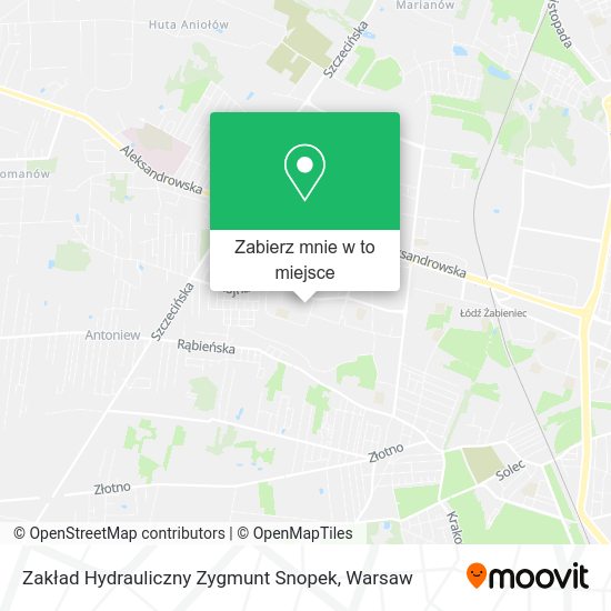 Mapa Zakład Hydrauliczny Zygmunt Snopek