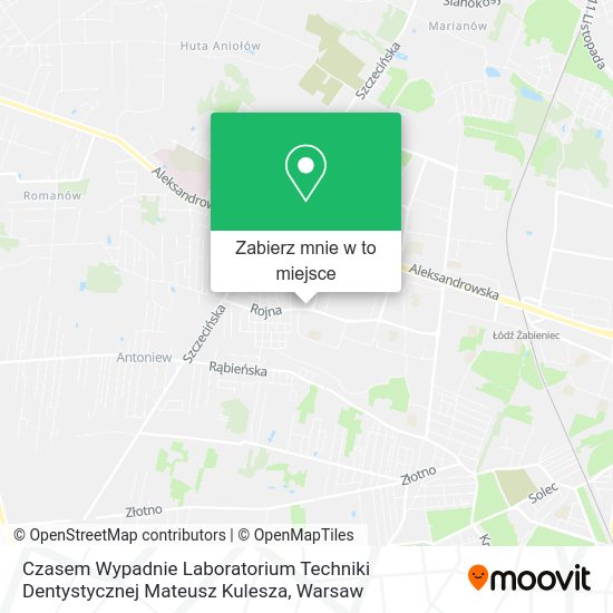 Mapa Czasem Wypadnie Laboratorium Techniki Dentystycznej Mateusz Kulesza