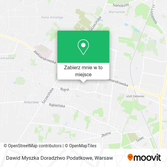 Mapa Dawid Myszka Doradztwo Podatkowe