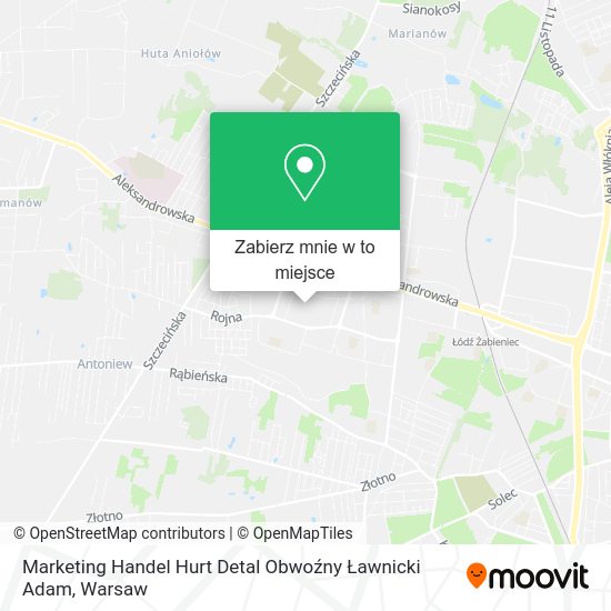 Mapa Marketing Handel Hurt Detal Obwoźny Ławnicki Adam