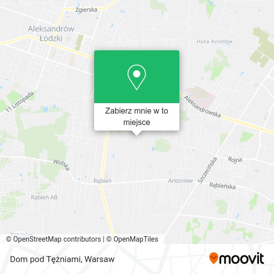 Mapa Dom pod Tężniami