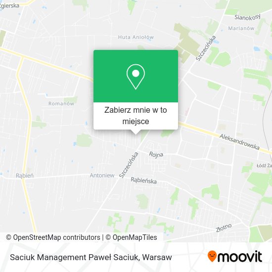 Mapa Saciuk Management Paweł Saciuk