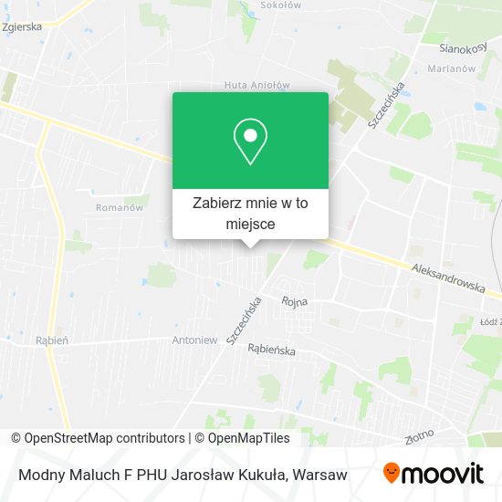 Mapa Modny Maluch F PHU Jarosław Kukuła